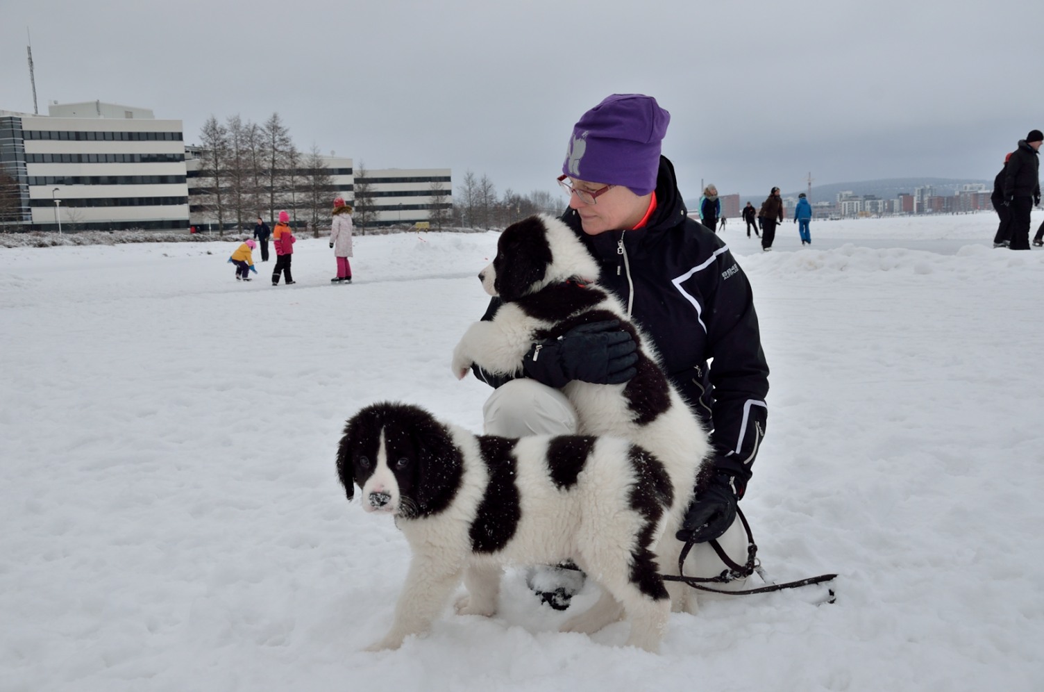 Jyv&auml;sj&auml;rven rannassa retkell&auml; Nuolen ja Taikahuilun kanssa